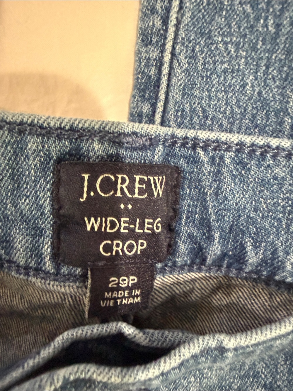 J. Crew Women’s Medium Blue Straight-Leg Denim Jeans - Picture 2 of 3